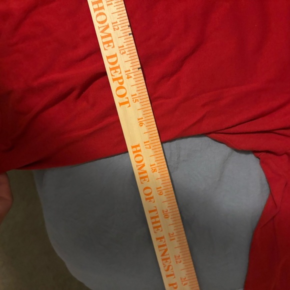 Lauren Ralph Lauren Women’s Unique Red Longsleeve XL 100% Cotton Blouse NWOT - Picture 5 of 11